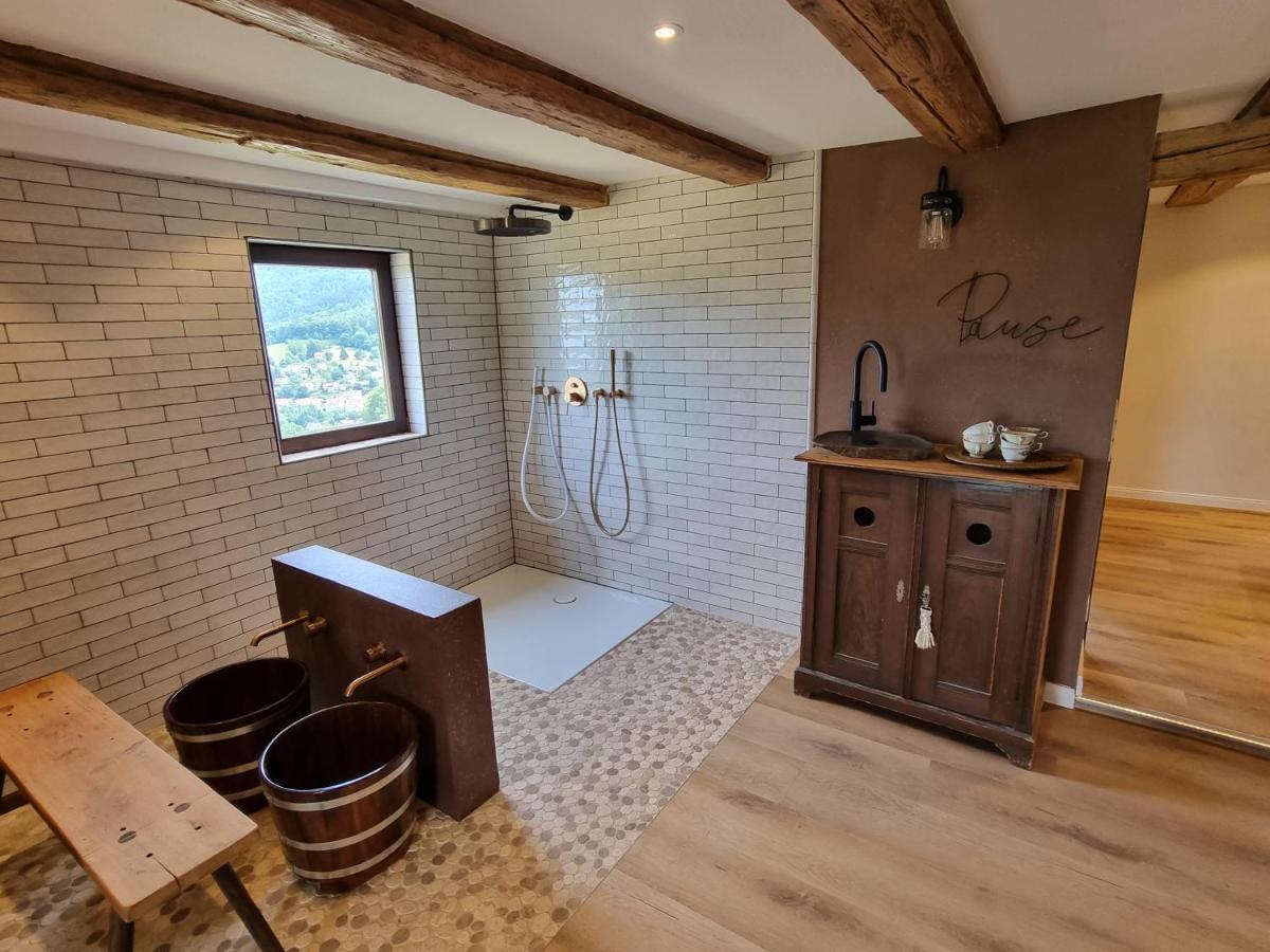 Haus Am Berg Mit Wellnessbereich, Bar Und Panorama Villa Buhlertal Luaran gambar